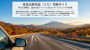 東北道サービスエリア上り一覧！グルメやおすすめSAを完全網羅