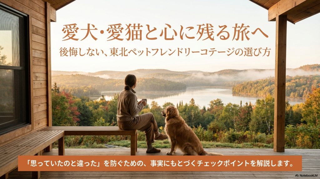 ペットと泊まれる宿！東北のコテージで愛犬と最高な旅を