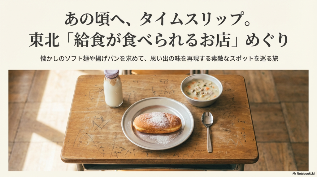 給食が食べられるお店を東北で発見！