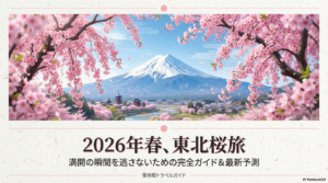 2026年東北の桜の満開時期を予測！お花見の名所とGW攻略法