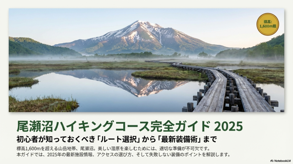 尾瀬沼ハイキングコース完全ガイド！2026年最新情報と装備術