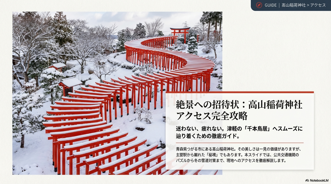 青森の高山稲荷神社へのアクセス徹底ガイド!千本鳥居への行き方