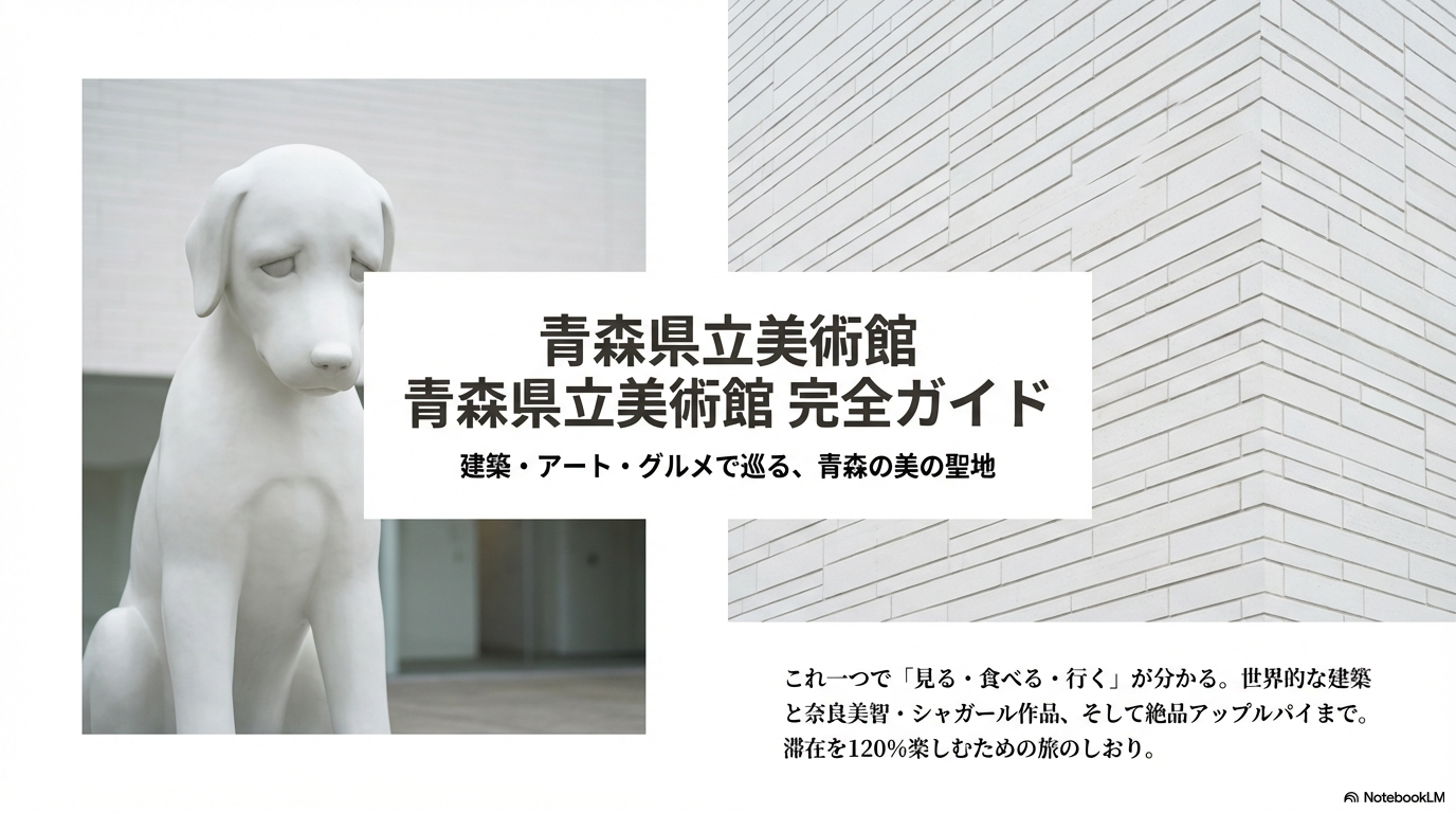 青森県立美術館のレビュー！あおもり犬や料金・アクセスを解説