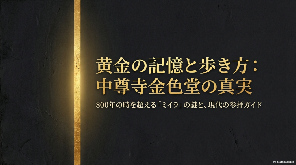 中尊寺金色堂でミイラ公開はある？歴史と坂の上駐車場アクセスを解説