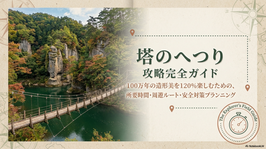 塔のへつりの所要時間は？観光モデルコースと熊出没対策を解説