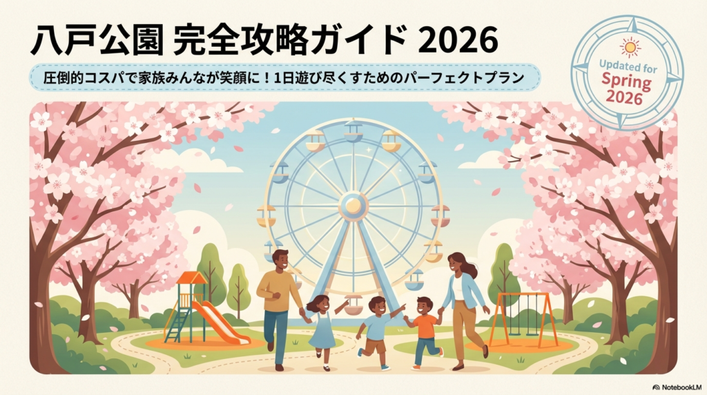 八戸公園のレビュー！2025年新遊具やランチ情報を徹底解説