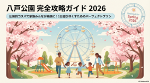 八戸公園のレビュー！2025年新遊具やランチ情報を徹底解説