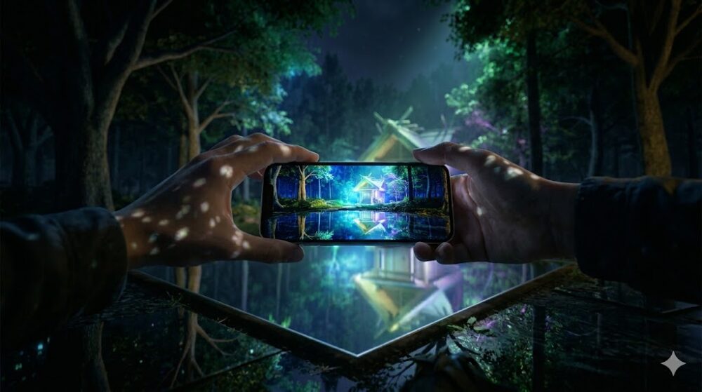 スマホで撮る鏡面リフレクション